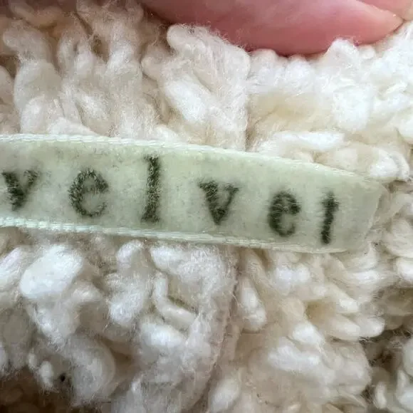 Vintage Y2K Faux Suede Faux Fur Sherpa Lined Jacket Button Up Hood size Medium - Picture 4 of 13